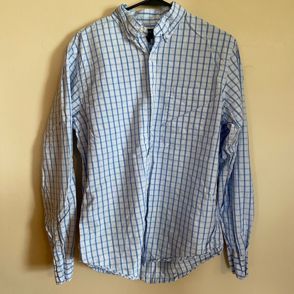 Men’s J Crew Blue Dress Shirt